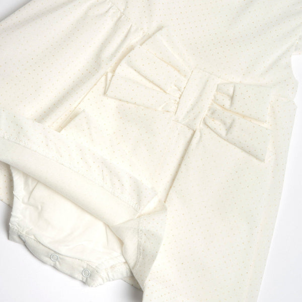 Elegant children's dress with bow, brand Chicco