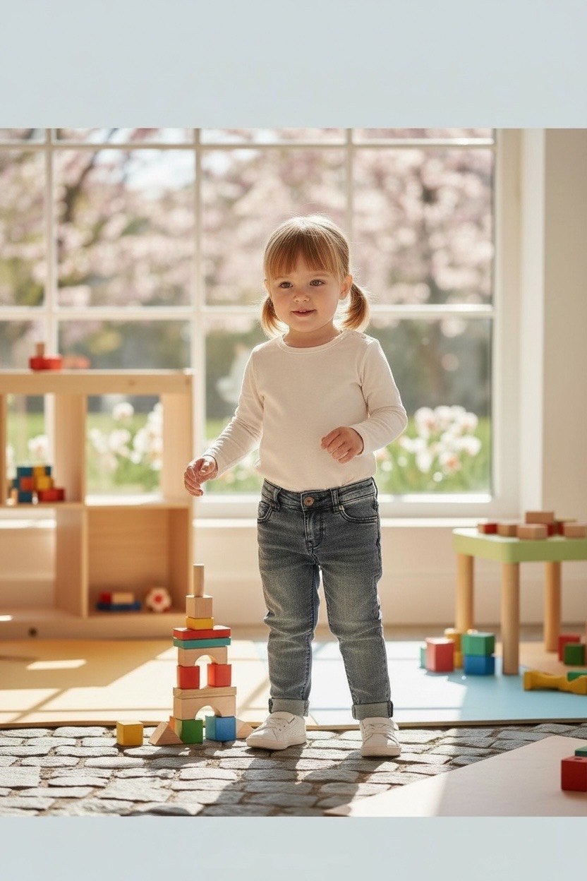 Dječje jeans hlače od 100 posto pamuka
