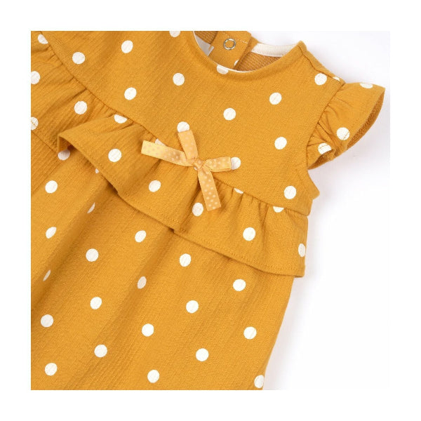 Chicco Kleid mit Punkten und Schleife