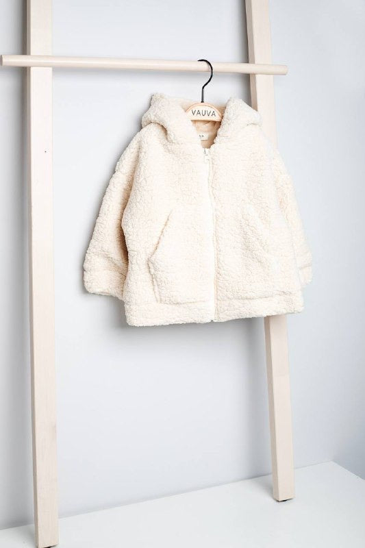 Vauva - Fleecemantel für Kinder mit Kapuze