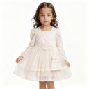 Elegant children's dress with lace details (2-5 years)