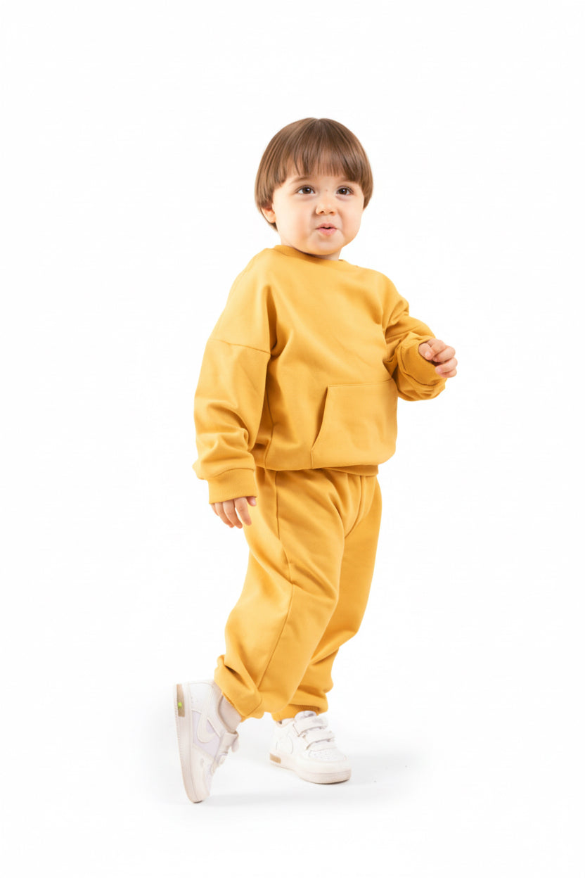 Vauva - Kinder-Trainingsanzug-Set aus Baumwolle mit Tasche - verschiedene Farben (Größen 80-104)