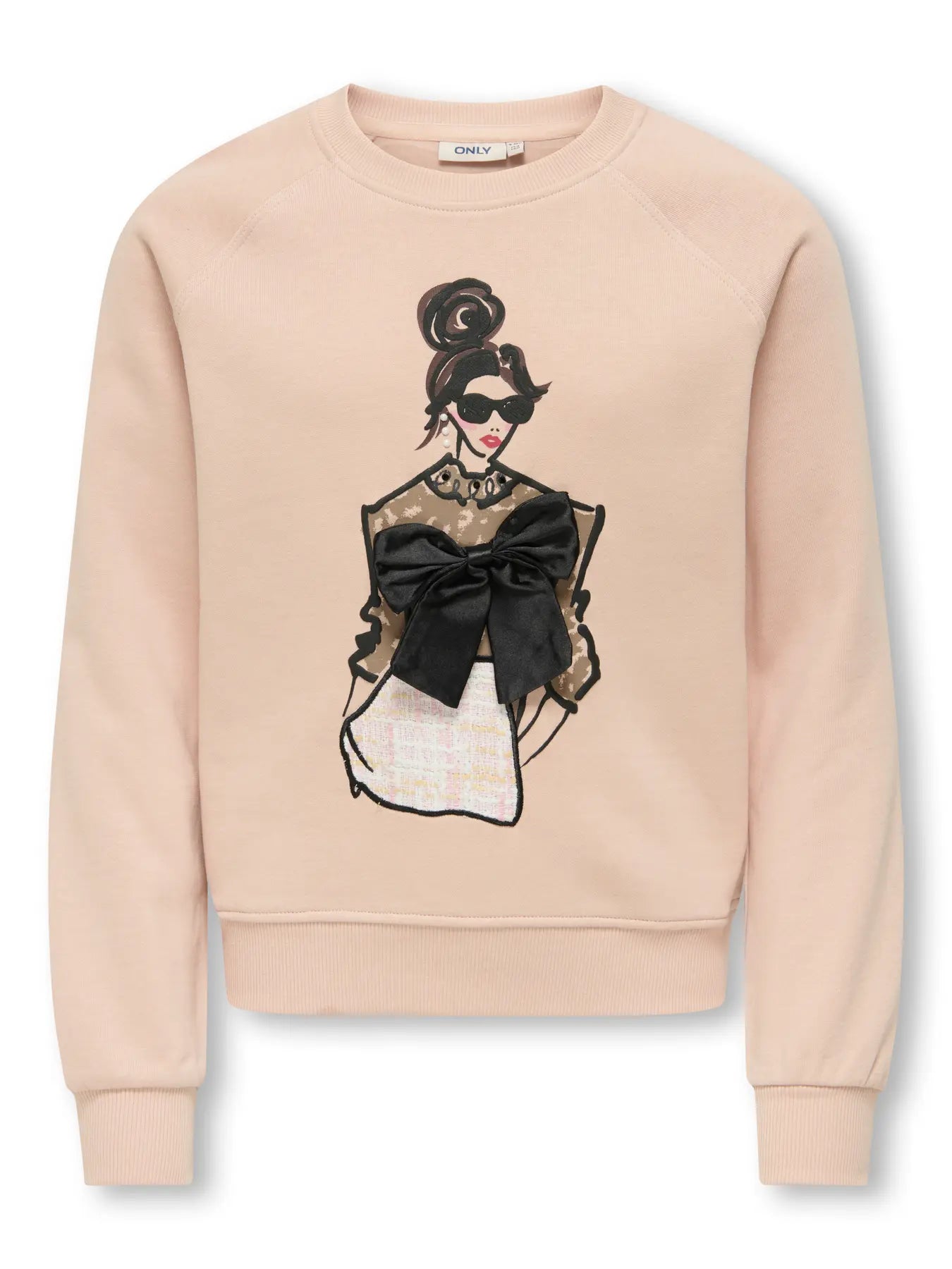 ONLY GIRLS KOGLABINET L/S O-NECK – Kinder-Sweatshirt