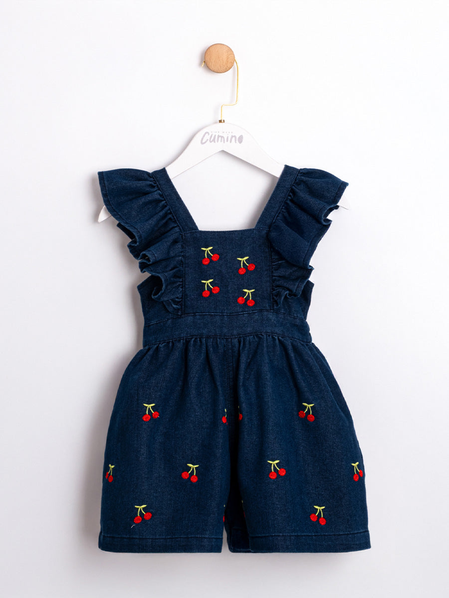 Cumino einteiliger Jeans-Overall für Mädchen (2-5 JAHRE)