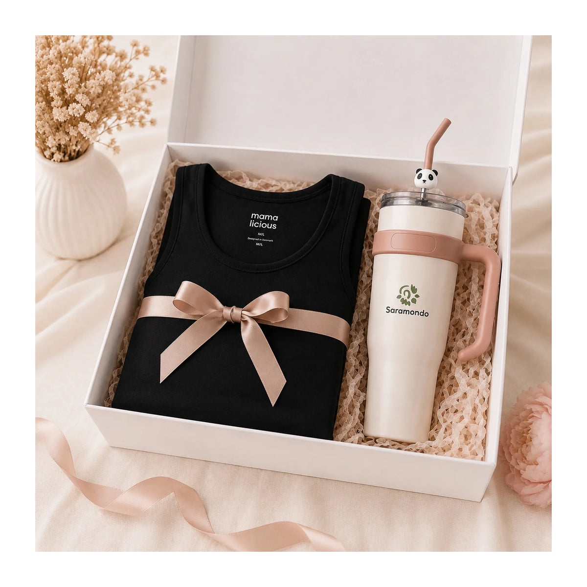 Mom-to-Be poklon set s topom i termo šalicom