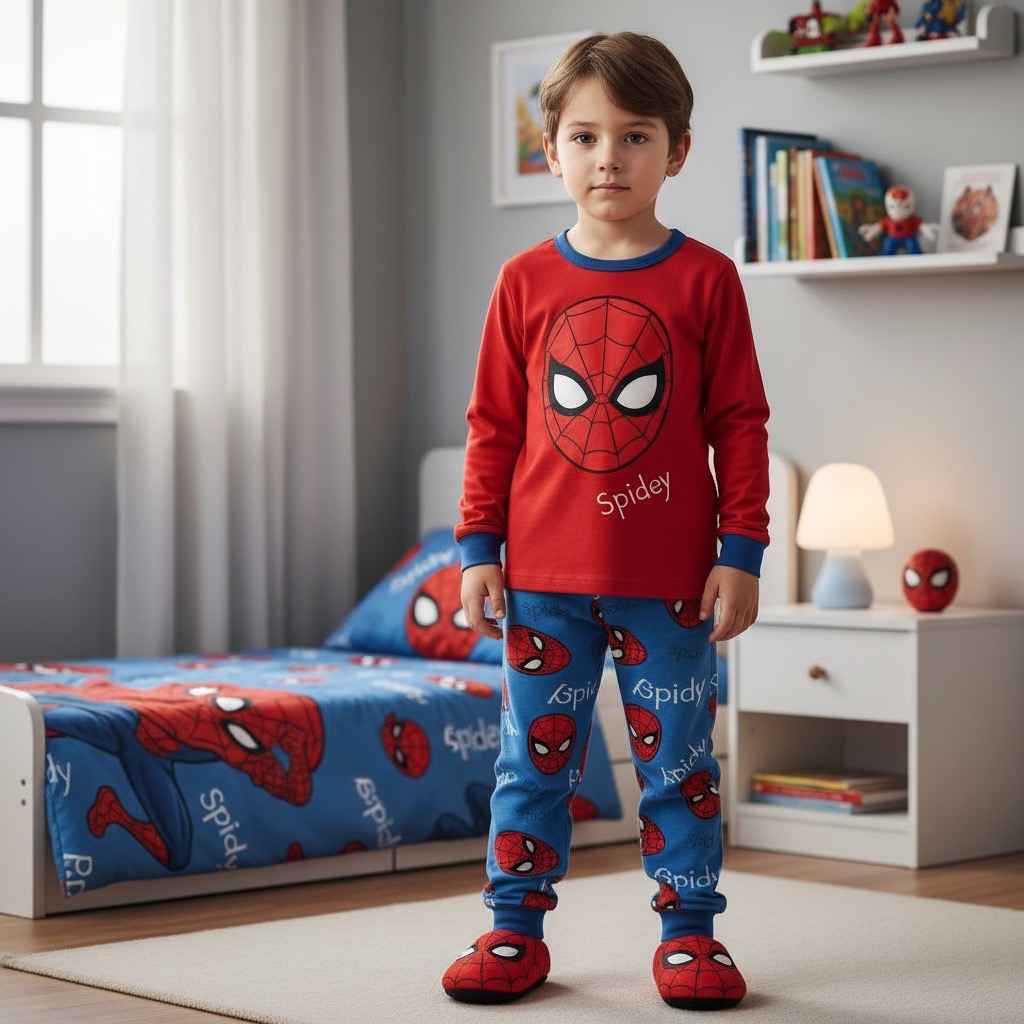 Spiderman pidžama za dječake-od flisa