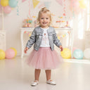 Elegant three-piece set for girls (1-4 years)