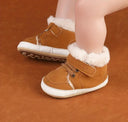 Children's winter ankle boots with fleece lining