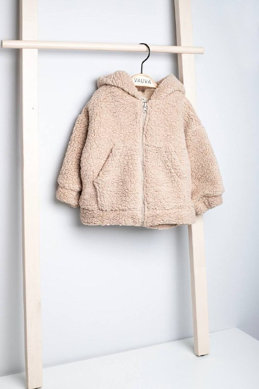 Vauva - Fleecemantel für Kinder mit Kapuze