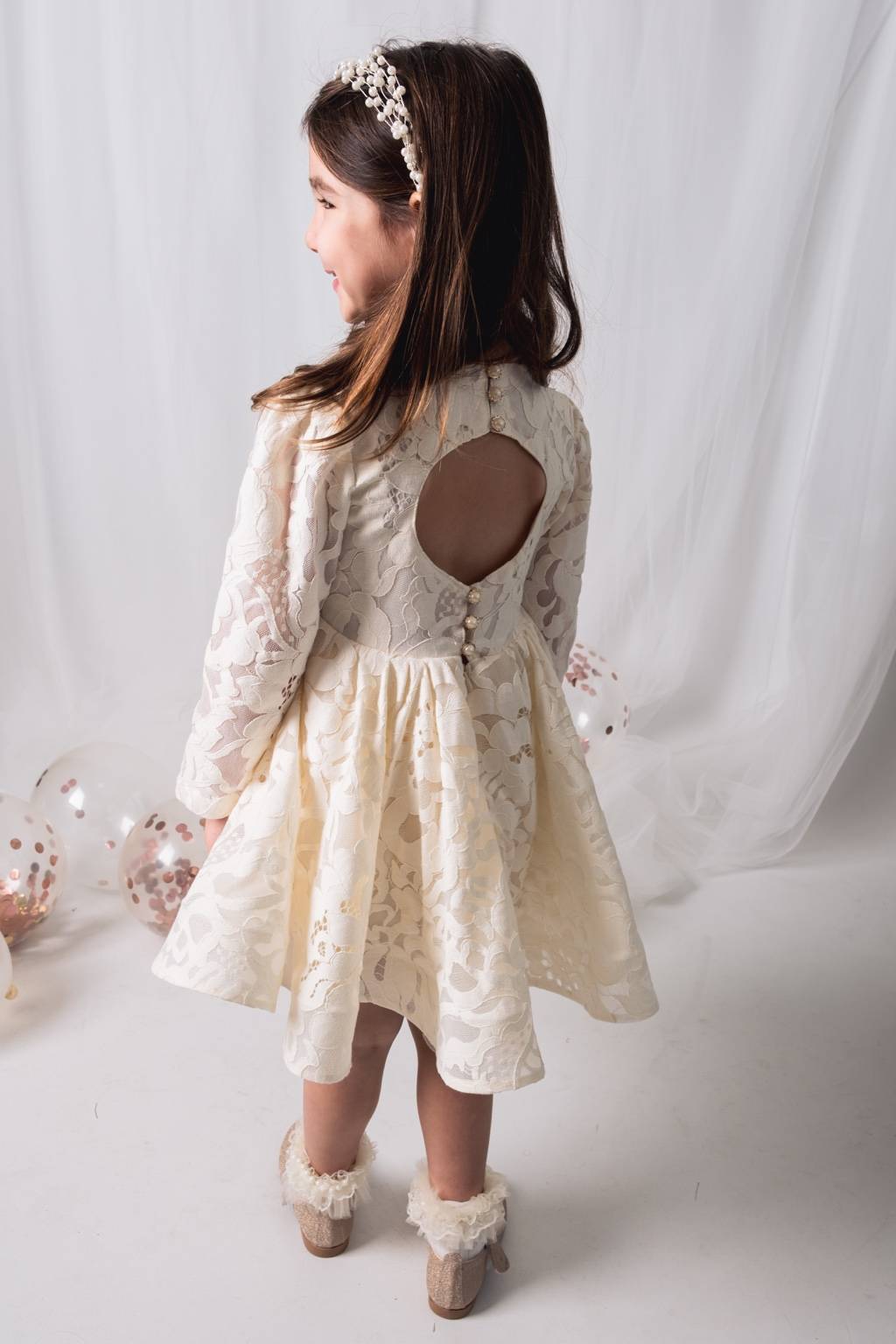 Cumino elegantes und luxuriöses Partykleid für Mädchen (2-5 JAHRE)