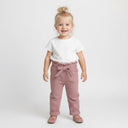 Children's trousers with tie at the waist