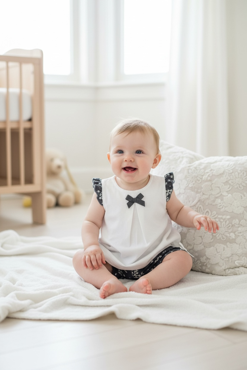 Chicco Baby-Tanktop und Shorts