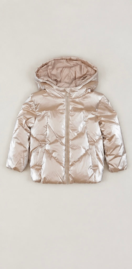 PLEASE-Winterjacke in beige (Gr. 74-98)