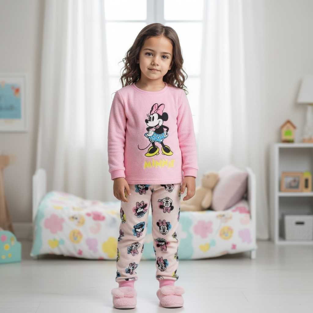 Minnie-Mouse-Pyjama für Mädchen – aus Fleece