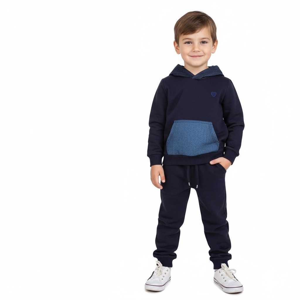 Premium-Kinder-Zweiteiler mit Kapuze – für Jungen von 6 bis 9 Jahren