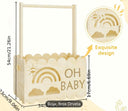 Drvena poklon-kutija „Oh Baby“ – Višenamjenska dekorativna kutija