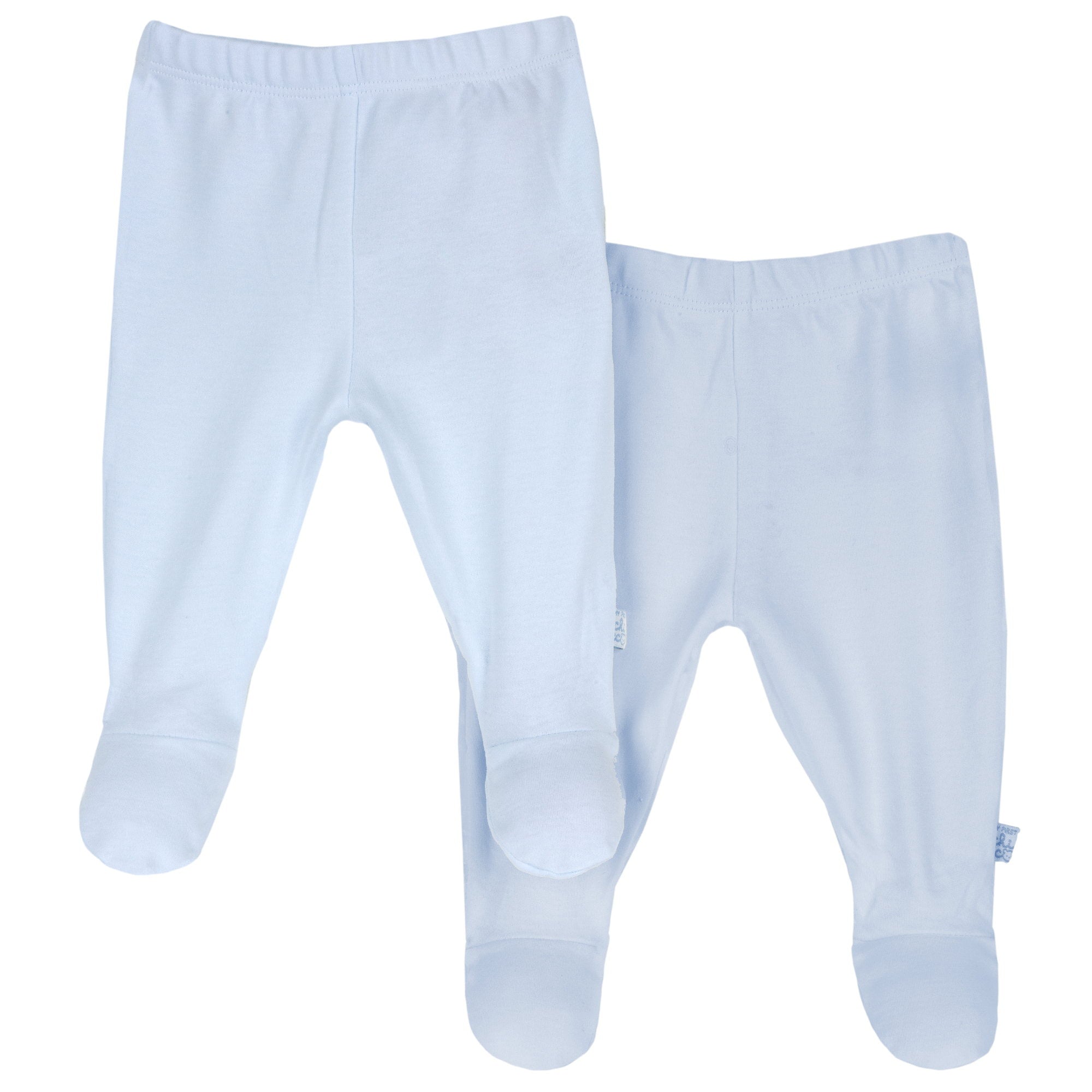 Chicco Baby Basic – Pamučne hlačice sa stopicama, 2 komada