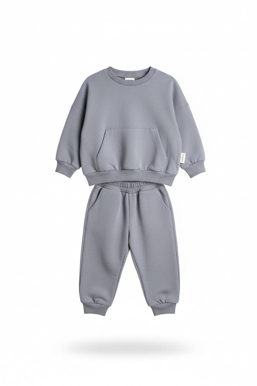 Vauva - Kinder-Trainingsanzug-Set aus Baumwolle mit Tasche - verschiedene Farben (Größen 80-104)