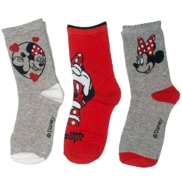 Set čarapa s motivom Minnie Mouse (3 para u setu)