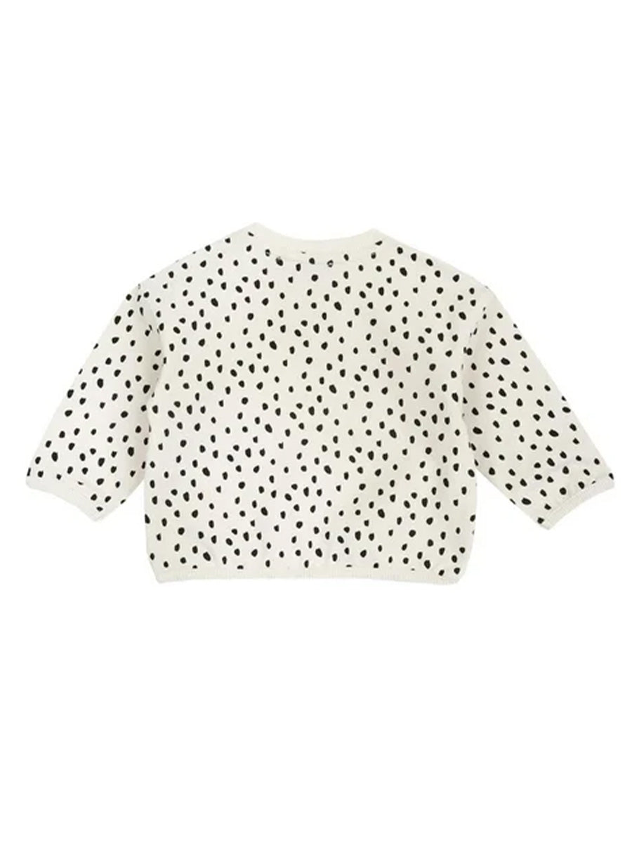 Chicco Baby-Sweatshirt mit Punkten – weiß/creme