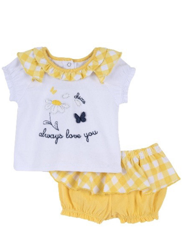 Chicco set Short sleeve shirt and shorts