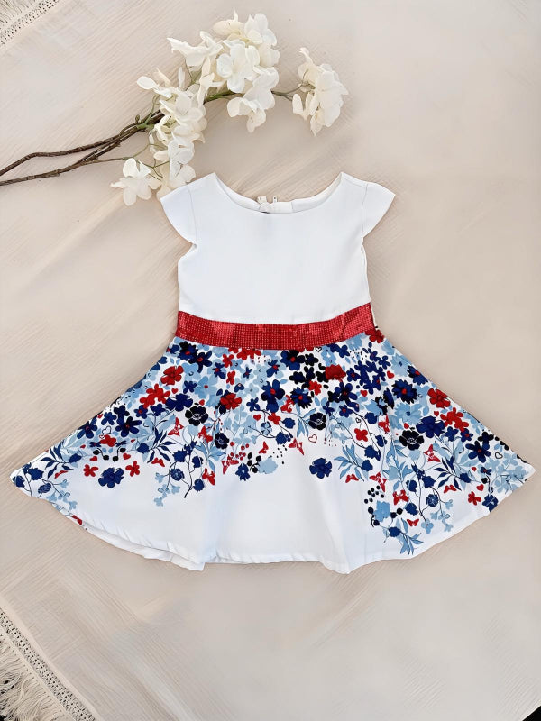 Chicco Kinderkleid mit Blumenmuster
