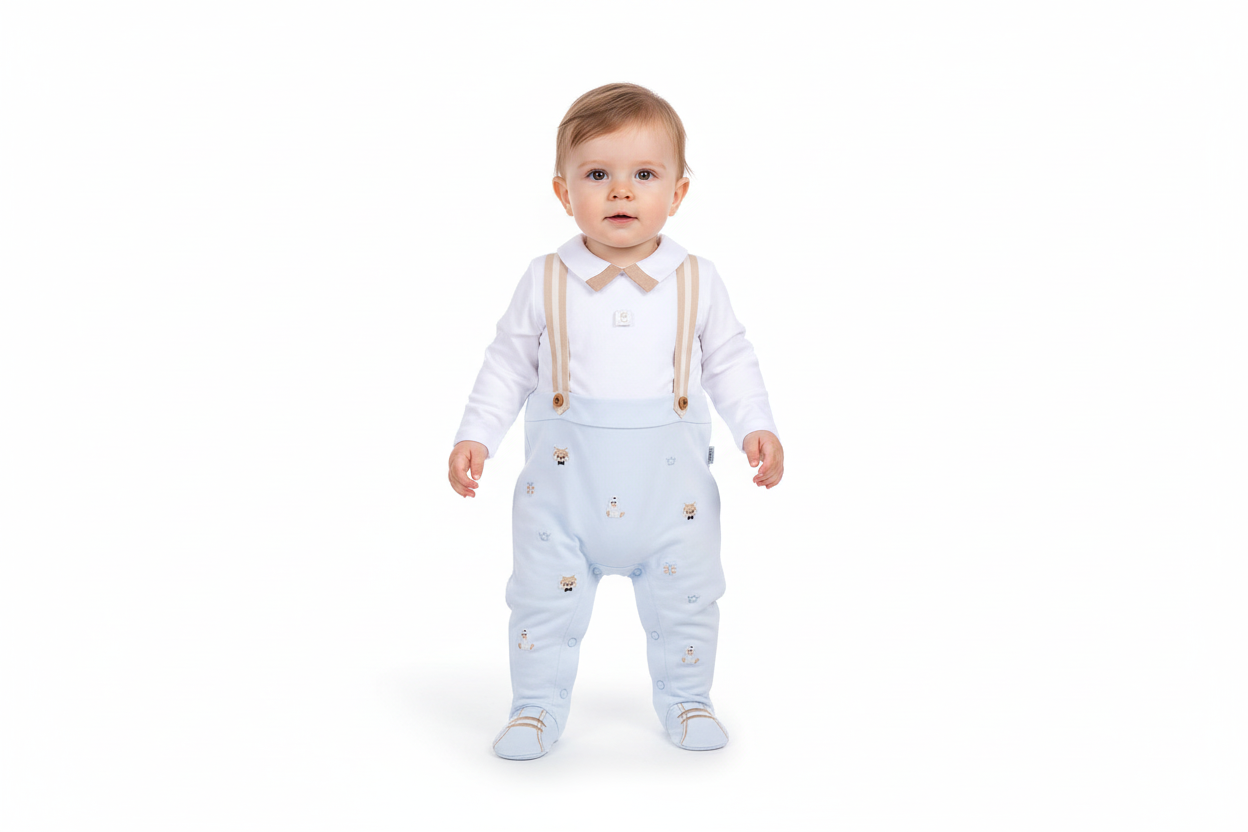 Chicco „Figurice“ Body mit Beinen – FSC®- und OEKO-TEX®-zertifiziert