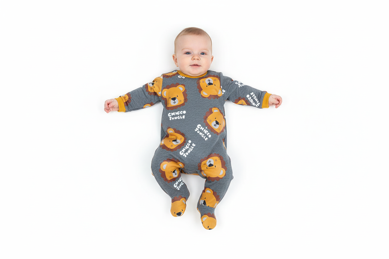 Chicco „Jungle“-Body mit Beinen – FSC®- und OEKO-TEX®-zertifiziert