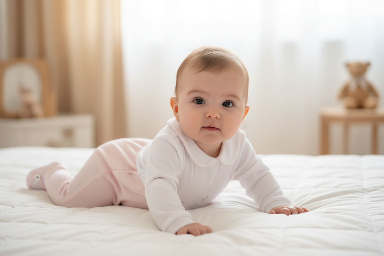 Chicco „Swan“-Body mit Beinen – FSC®- und OEKO-TEX®-zertifiziert