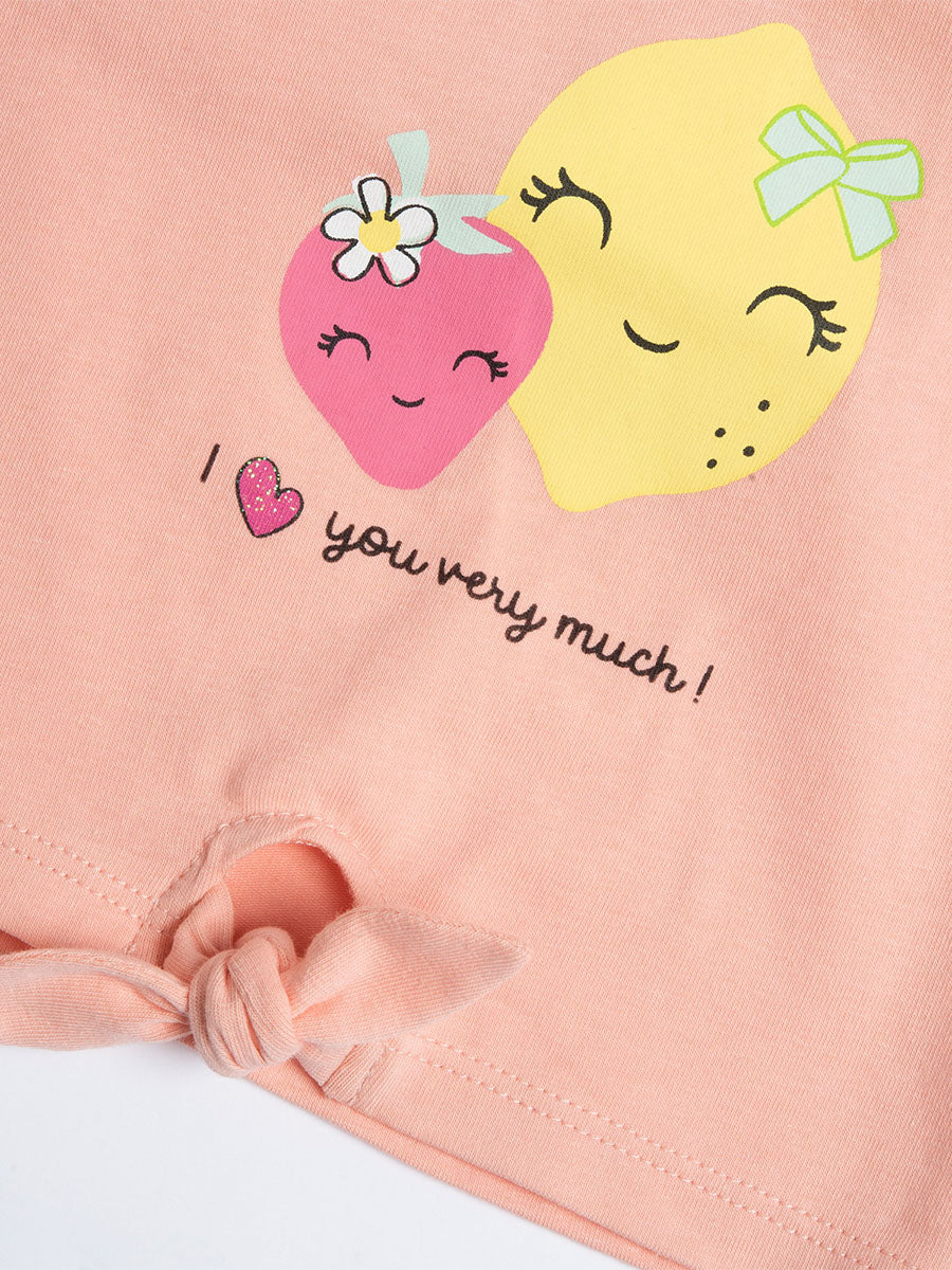 Chicco — Kurzarmshirt „I Love You Very Much“