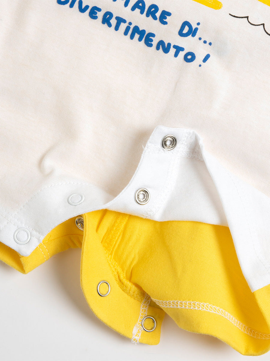 Chicco — Ärmelloser Strampler "Un Mare di Divertimento!"