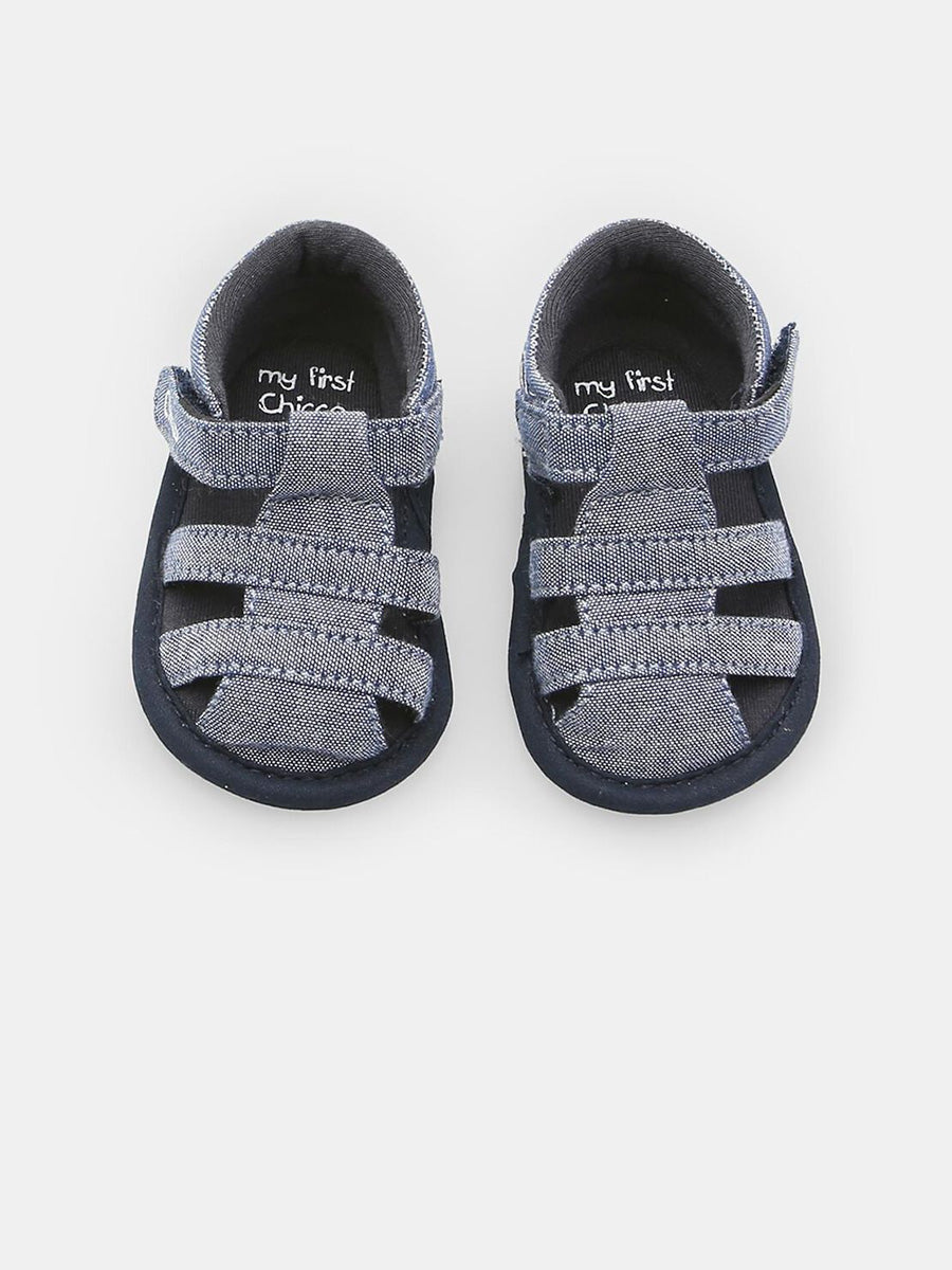 Chicco Baby-Sandalen aus Jeansstoff
