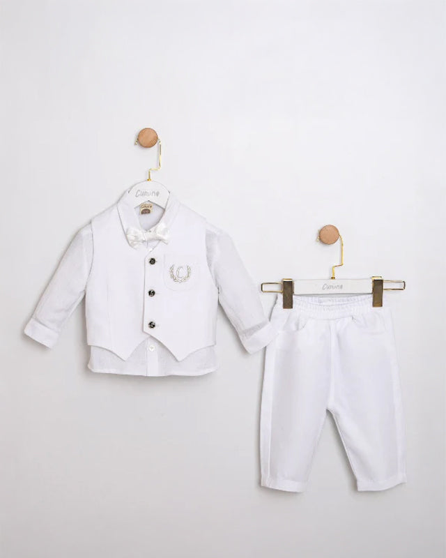 Cumino "Marlon" Three-Piece Formal Set for Boys (6–18 months)