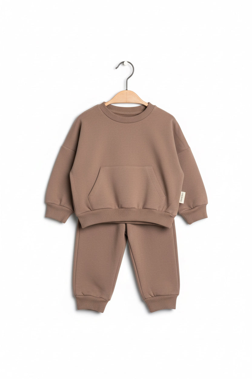 Vauva - Kinder-Trainingsanzug-Set aus Baumwolle mit Tasche - verschiedene Farben (Größen 80-104)
