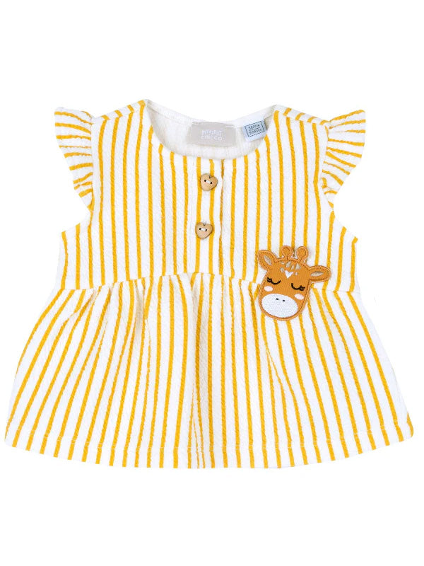 Chicco Kinder ärmelloses Kleid mit Giraffenmotiv