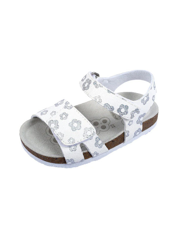 Kindersandalen mit Blumenmuster, Marke Chicco