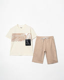 Cotton t-shirt and shorts set (6-8 years)