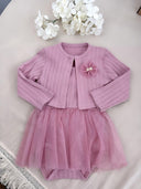 Dječji komplet s kardiganom i suknjom od tila - Šaramondo