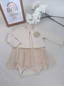 Dječji komplet s kardiganom i suknjom od tila - Šaramondo