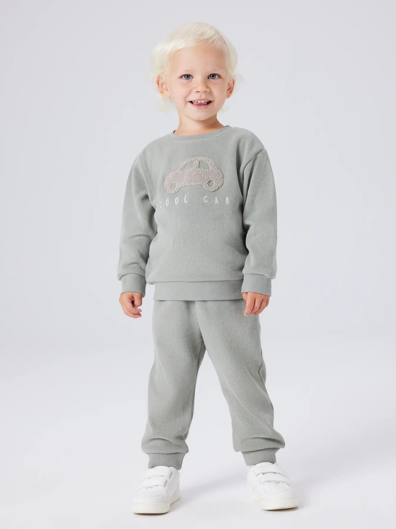 Nameit Kinder-Jogginghosen aus ungebürstetem Loopback-Sweatmaterial