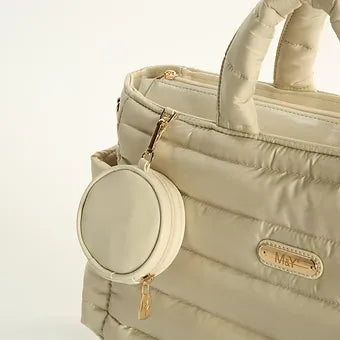 Elegante Puffertasche für Mütter und Schwangere – vielseitig einsetzbar mit Zubehör