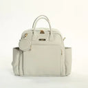 Elegant Eco Leather Backpack for Moms and Pregnant Women - Multipurpose Design