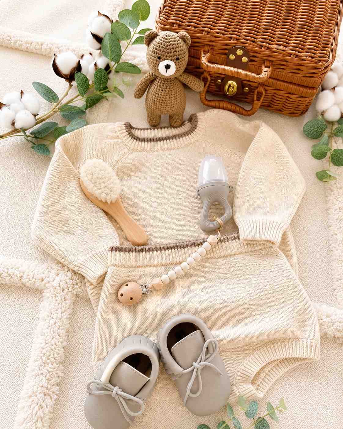 Premium Baby Gift Set "Natural Comfort"