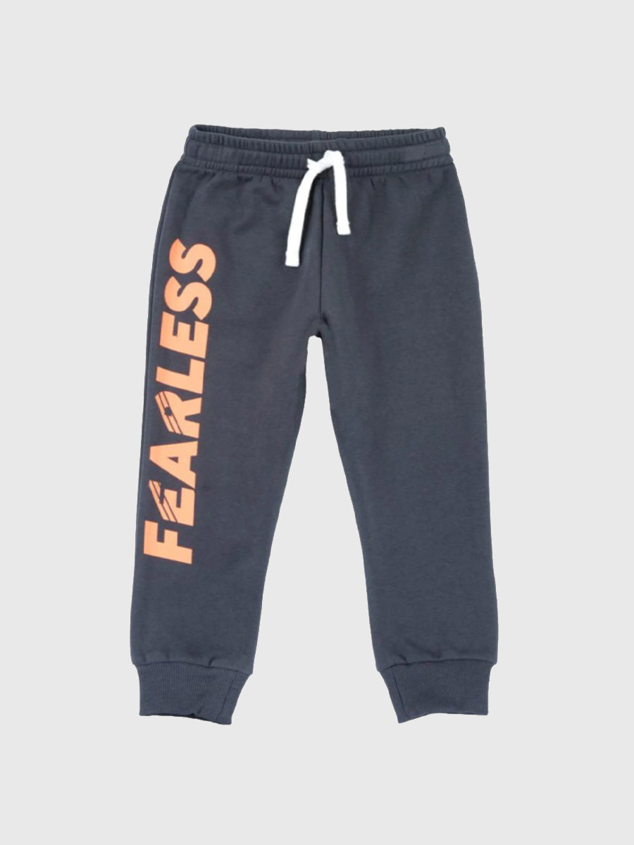 Chicco - Meke dječje trenirke s natpisom FEARLESS