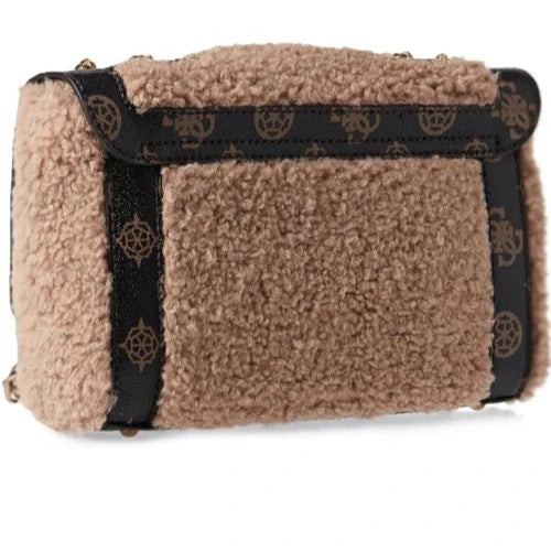 GUESS faux fur shoulder bag