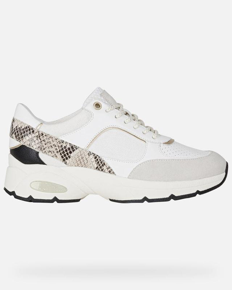 GEOX SNEAKERS - WEISS/OFF WHITE