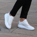 GEOX D RUBIDIA A – ženske perforirane kožne tenisice