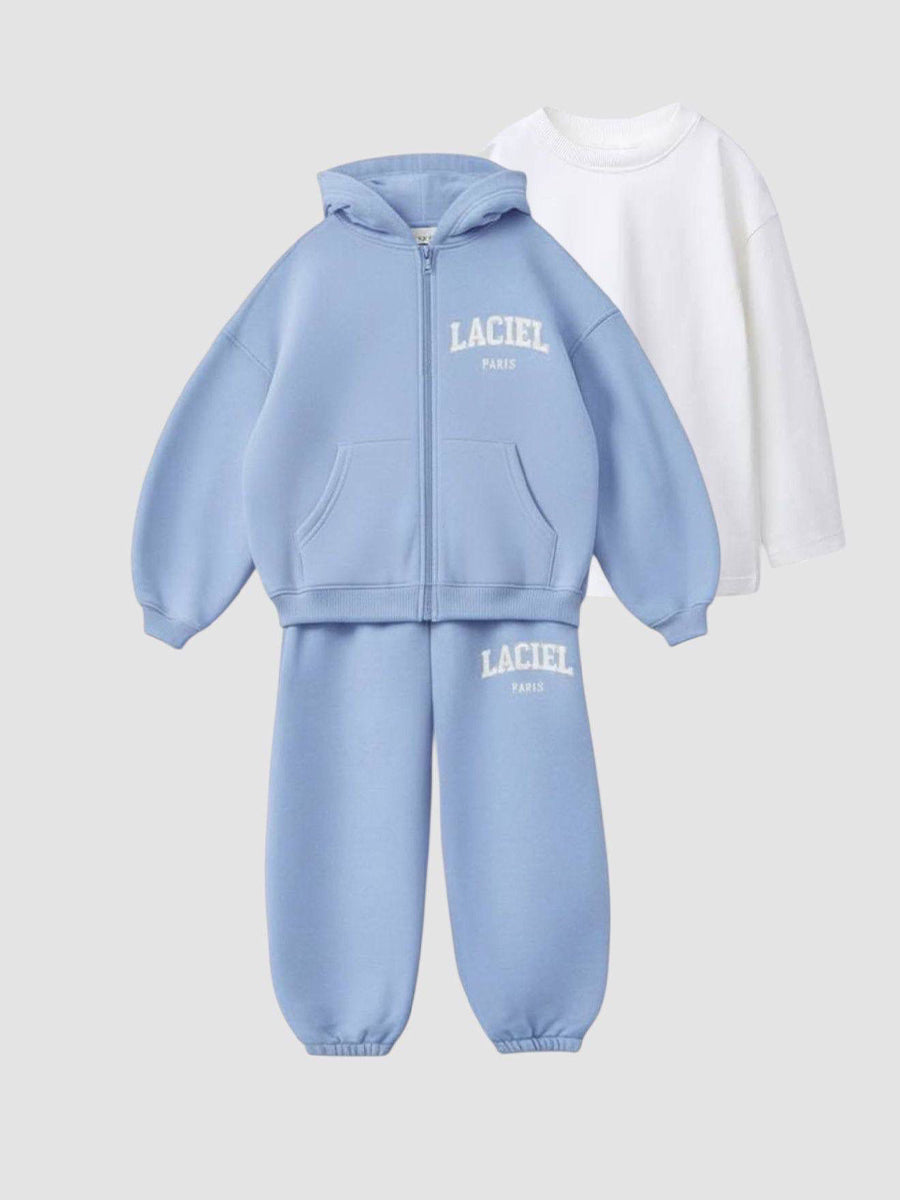La'ciel Paris Kinder-Trainingsanzug „Winter Club“ – Set