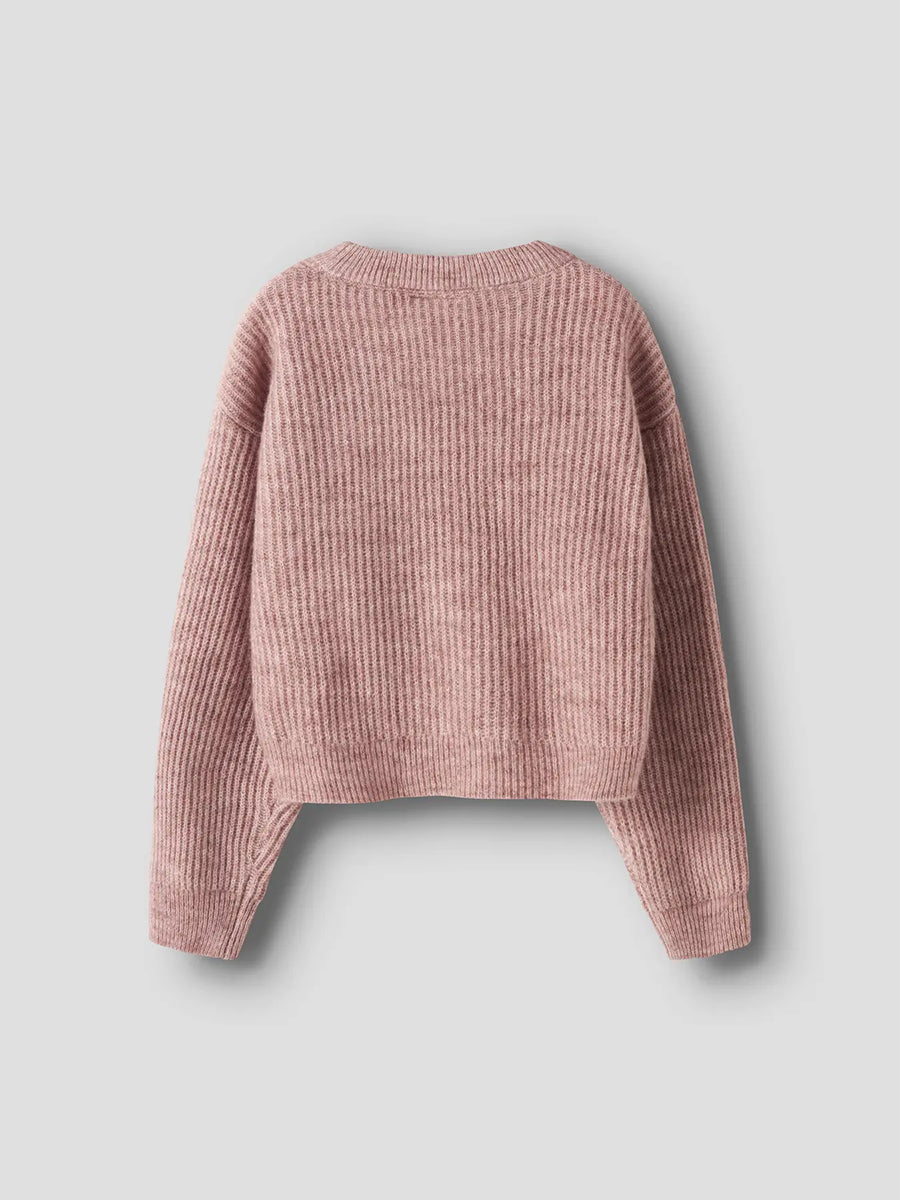 Nameit – Kurzer, kastiger Strickpullover