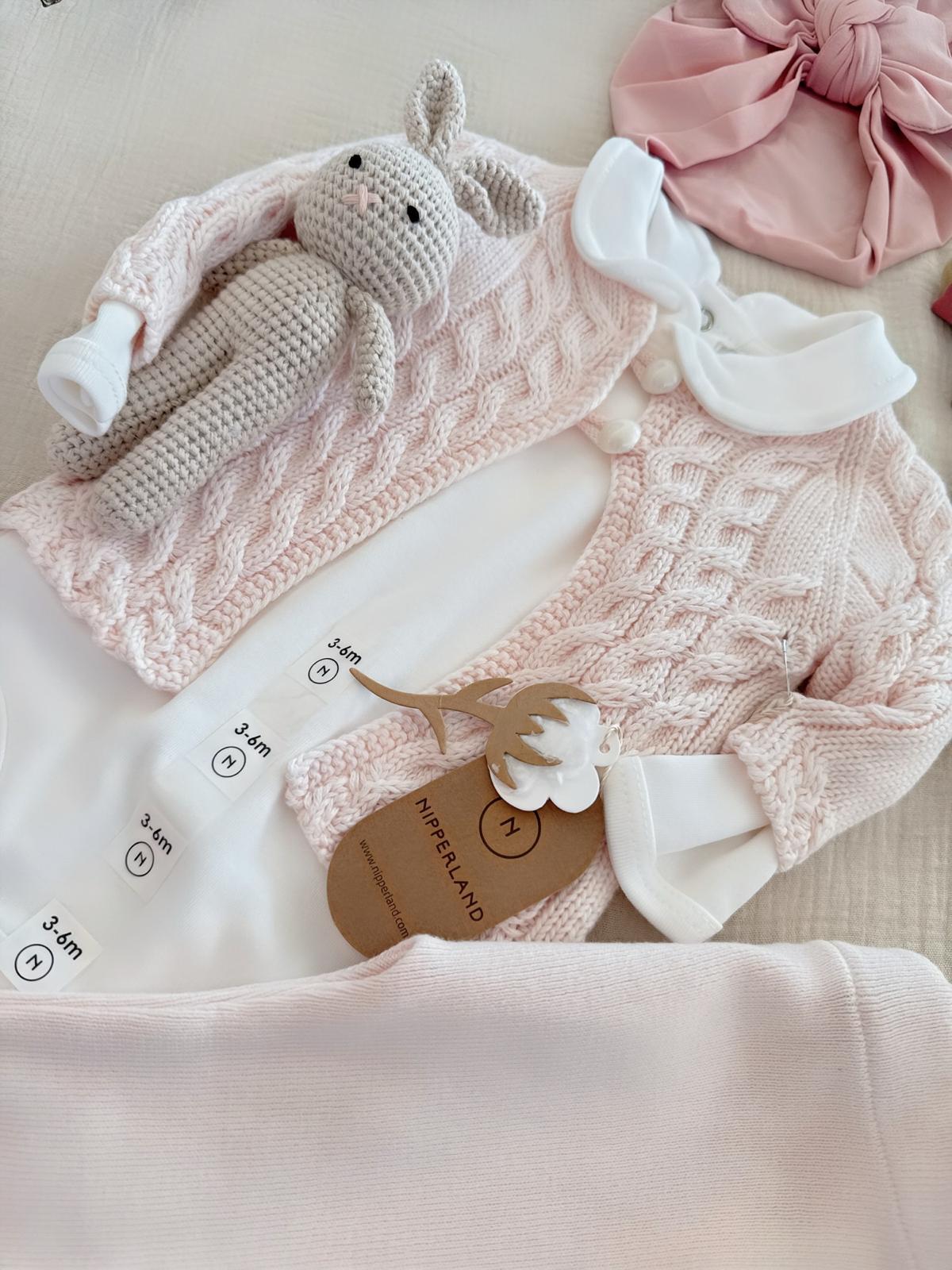 Nipperland Baby Geschenkpaket – Pink Elegance 0-3 Monate